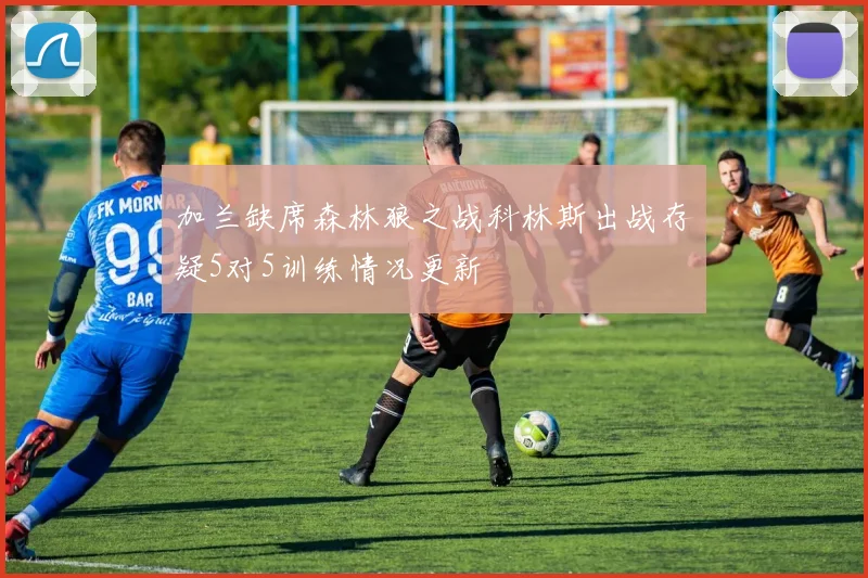 加兰缺席森林狼之战科林斯出战存疑5对5训练情况更新